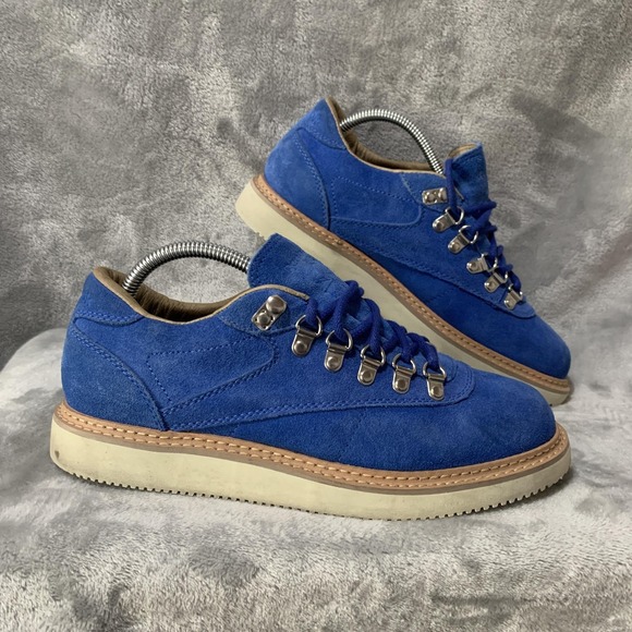 Reebok Exofit RW Boots Mens Size 7.5 Blue Suede Hiking Vibram Trail Outdoor Rare - Picture 5 of 16